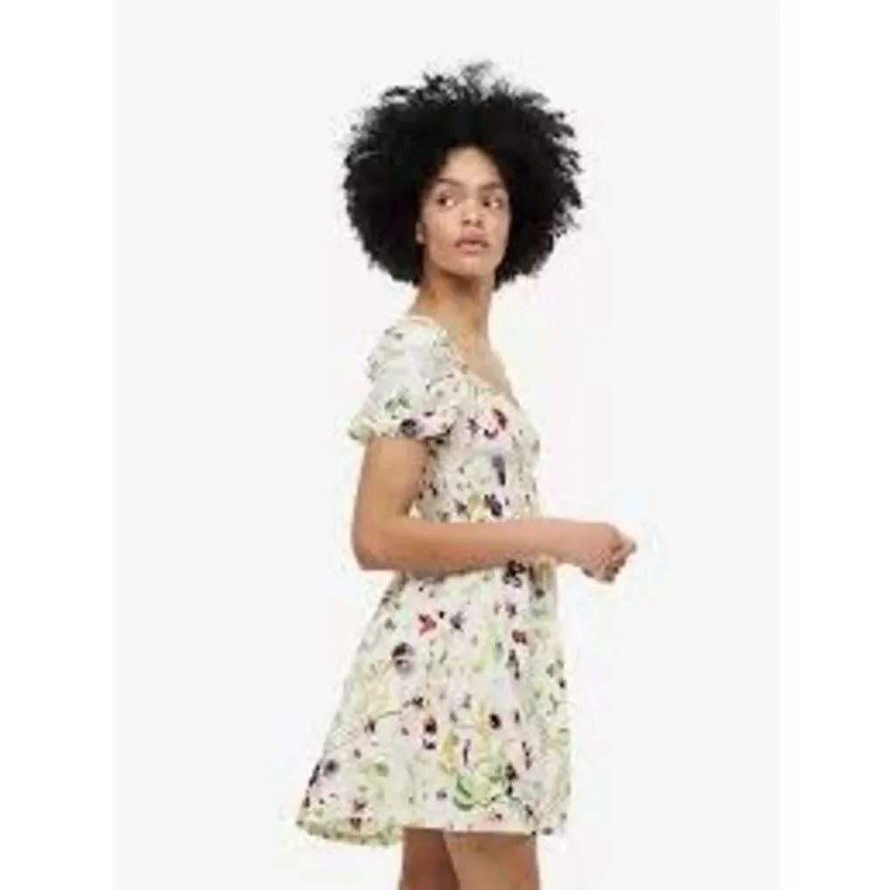 NWT H&M Puff-Skeeve Textured Jersey Dress SZ XXL